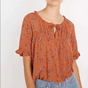 Madewell Floral Blouse